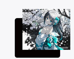 Blue Girl Glasspad